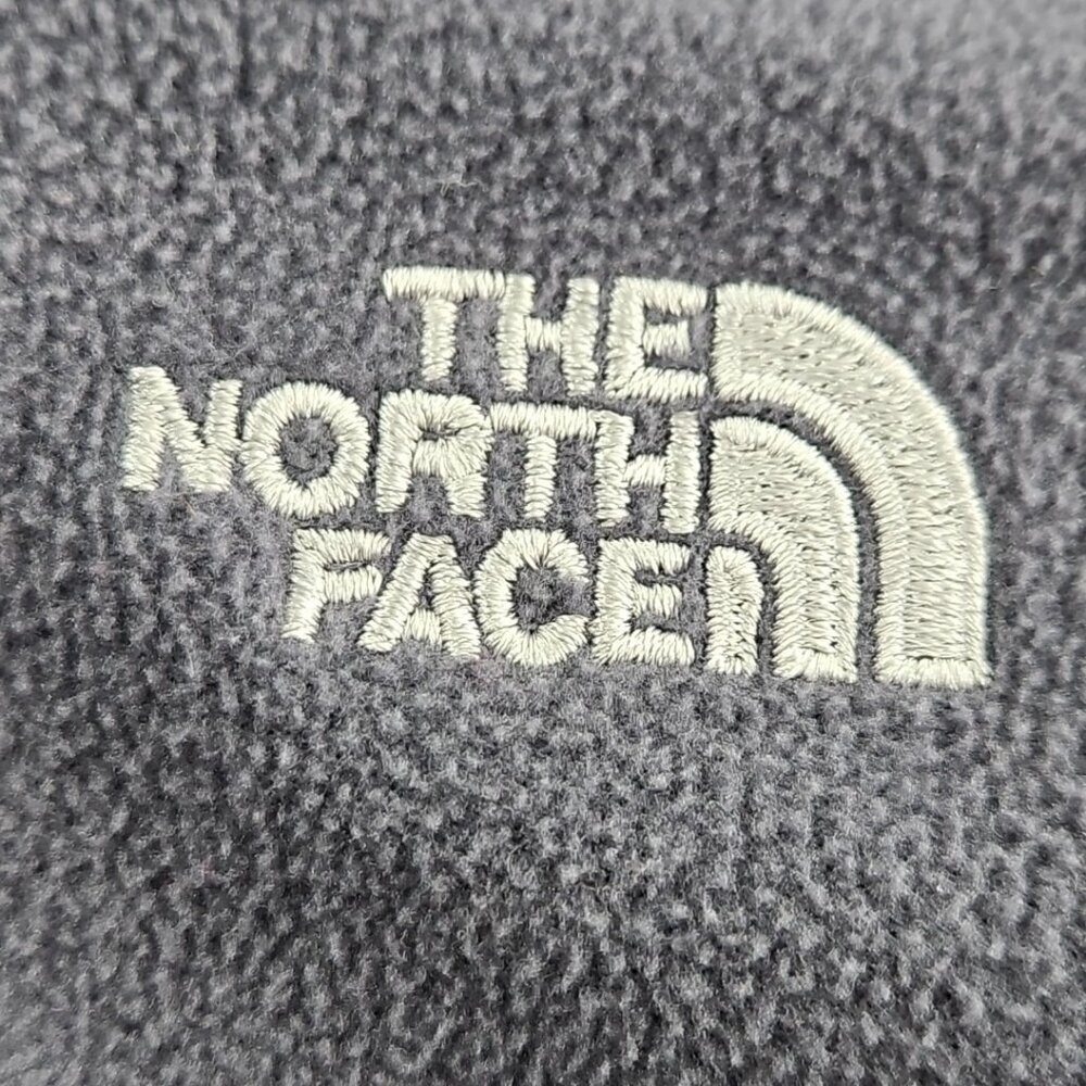 North Face Full Zip Fleece Hoodie Long Sleeve Sweatshirt Women’s M Gray Gorpcore - Picture 7 of 14
